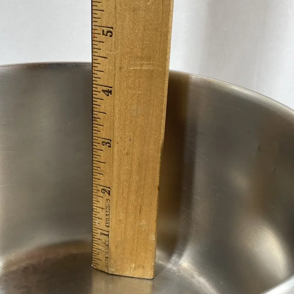 1801 Revere Ware 2 Quart Qt Saucepan With Lid Copper bottom Stainless Steel